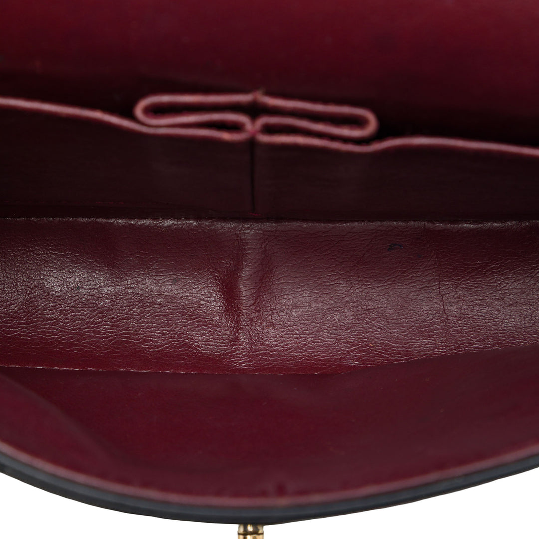 Chanel Matelassé Double rabat Moyen Cuir d'agneau Noir – vue 4 – GABY PARIS