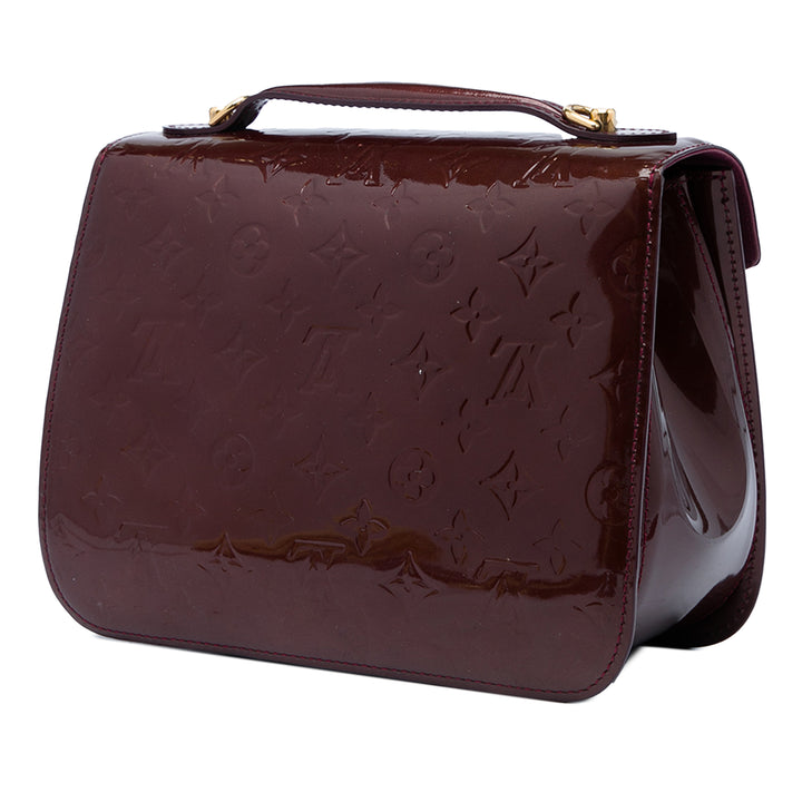 Miranda Cuir verni Monogram Rouge