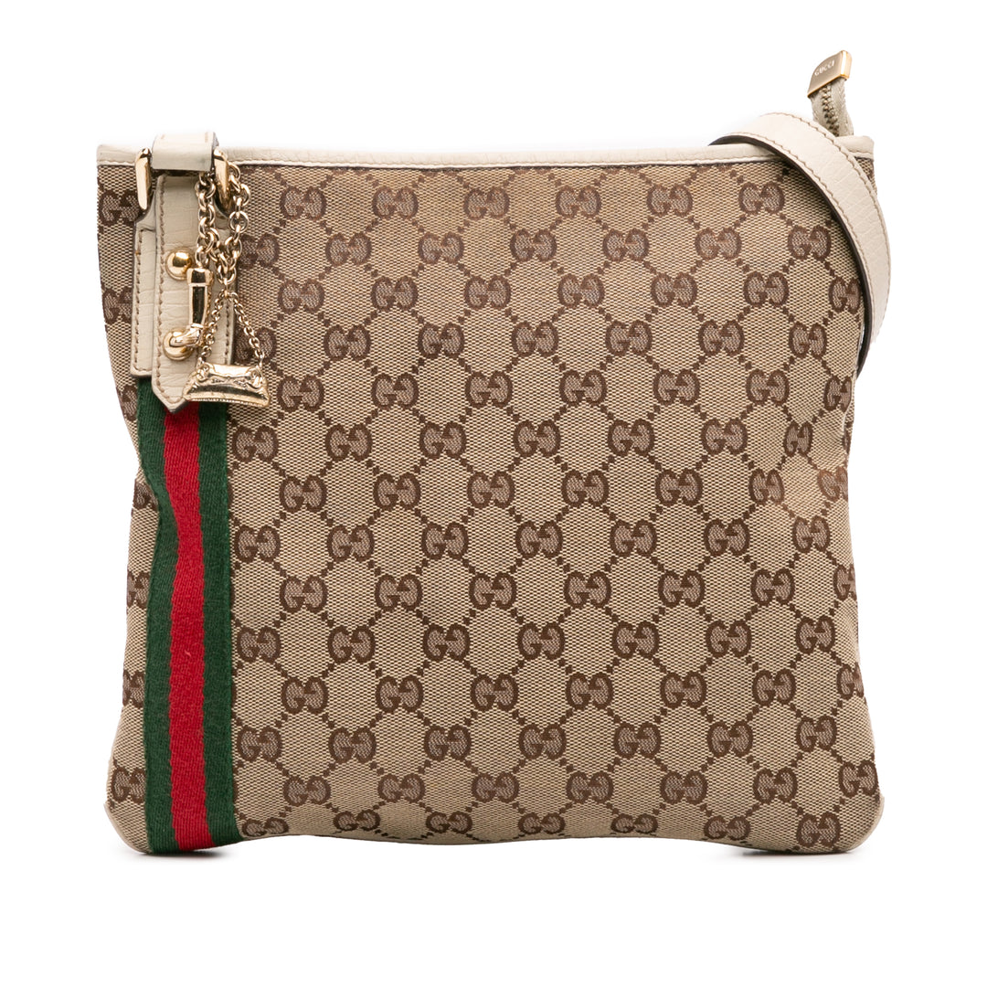 GG Canvas Jolicoeur Crossbody Brown - Gaby Paris