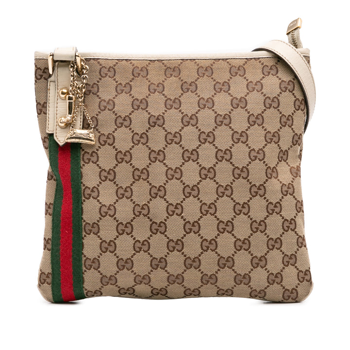 GG Canvas Jolicoeur Crossbody Brown - Gaby Paris