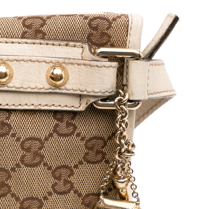 GG Canvas Jolicoeur Crossbody Brown - Gaby Paris
