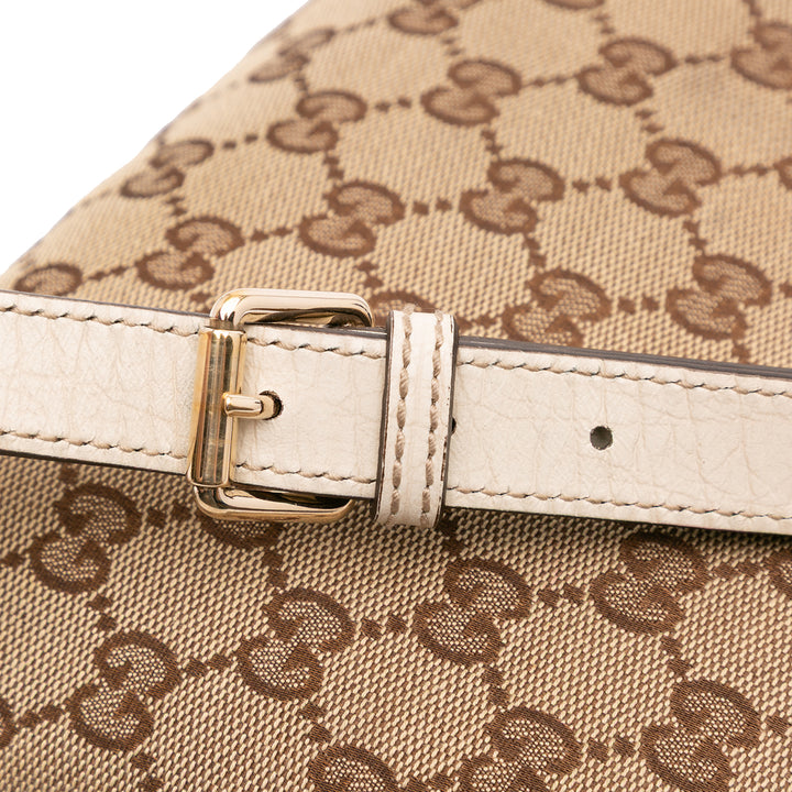 GG Canvas Jolicoeur Crossbody Brown - Gaby Paris