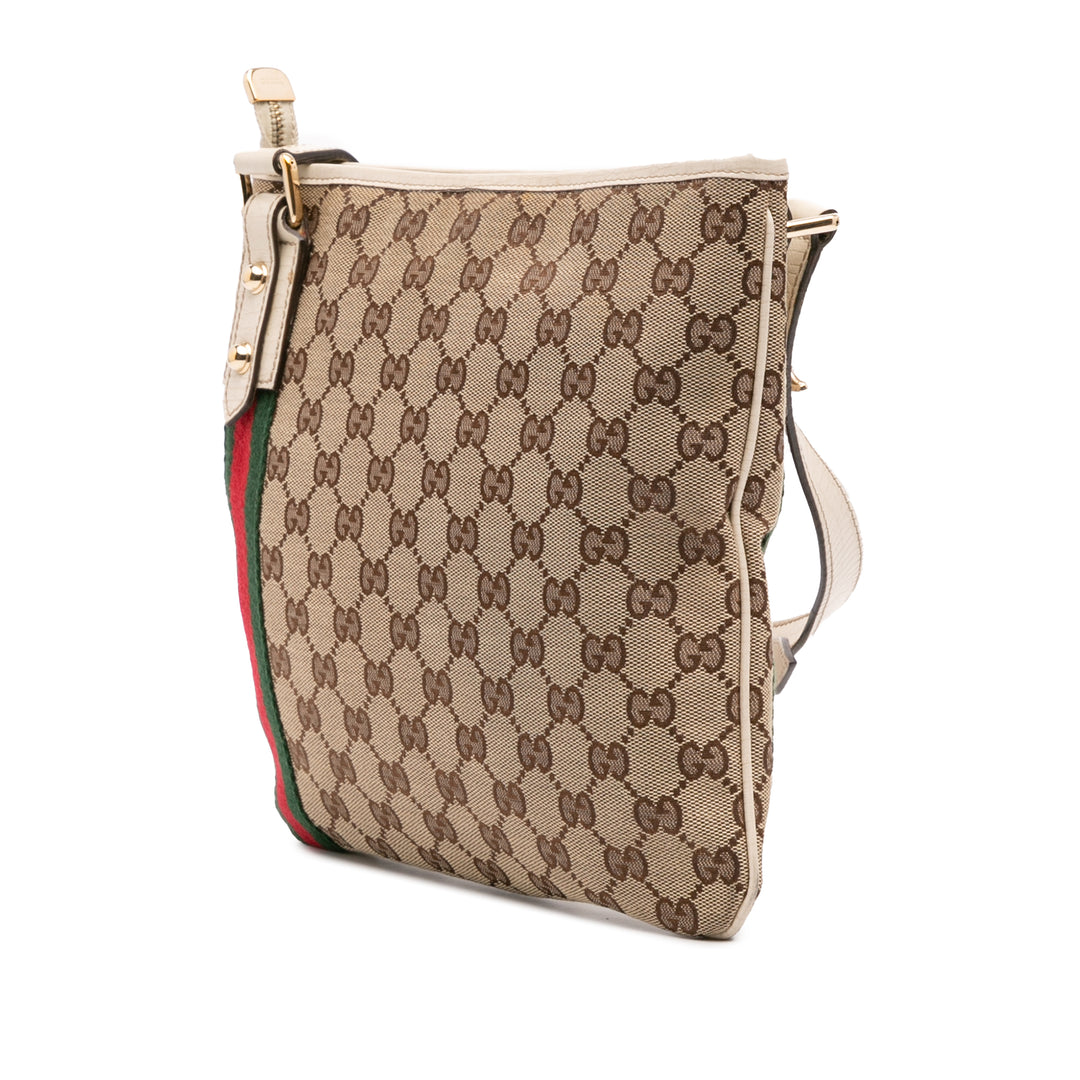 GG Canvas Jolicoeur Crossbody Brown - Gaby Paris