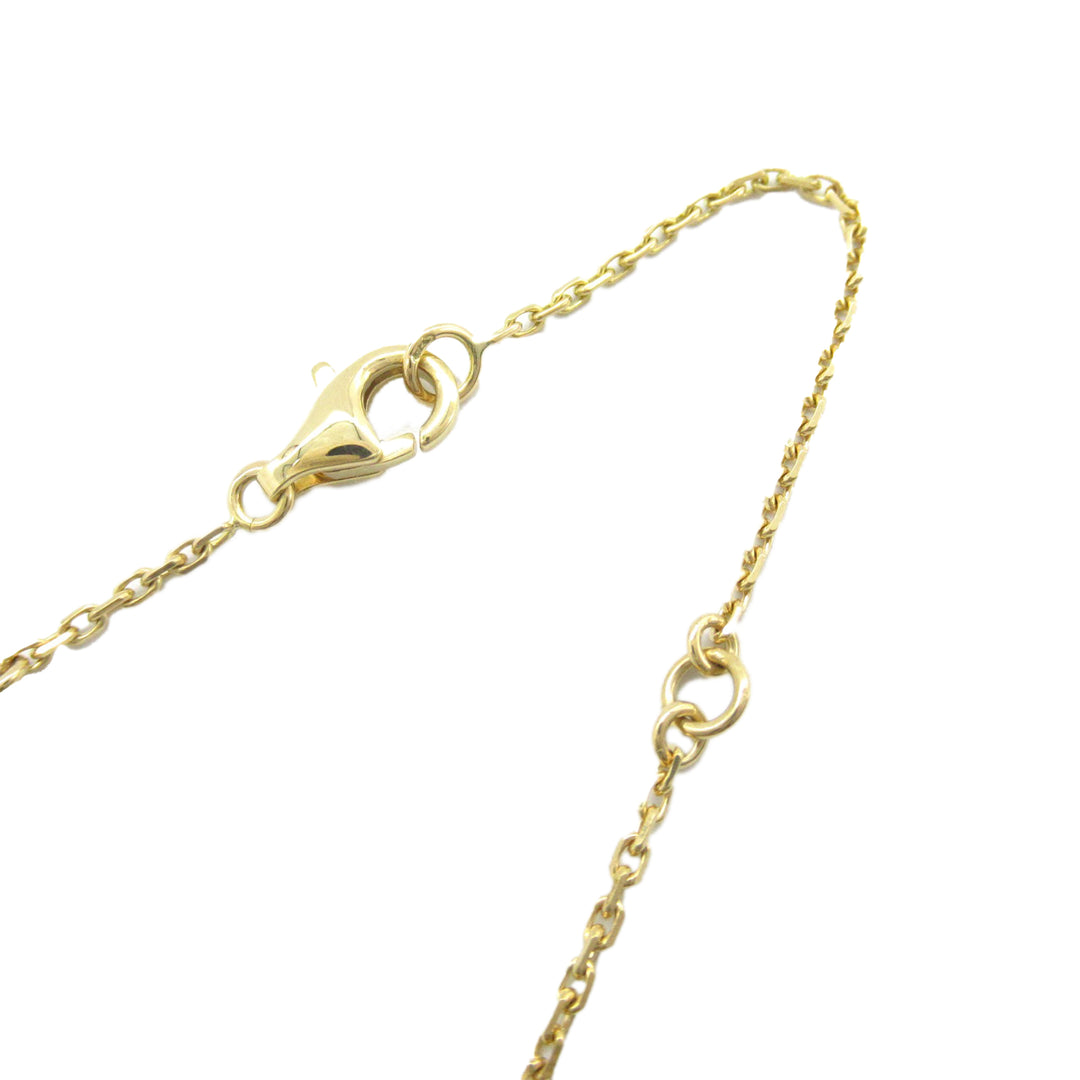 18K Yellow Gold and Onyx Vintage Alhambra Pendant Necklace Gold - Gaby Paris