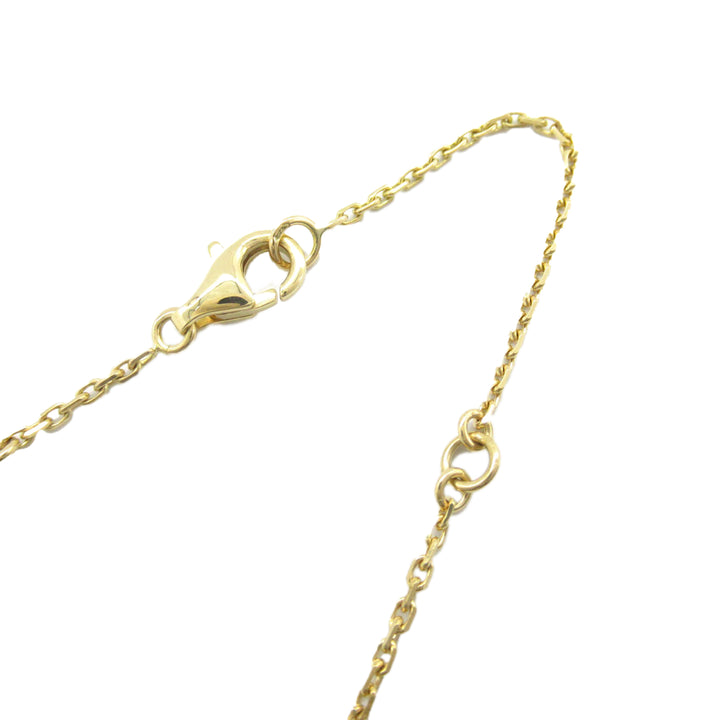 18K Yellow Gold and Onyx Vintage Alhambra Pendant Necklace Gold - Gaby Paris
