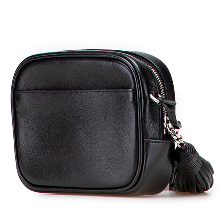 Saint Laurent Studded Cuir de veau Monogram Heart Blogger Sac porté croisé Noir – GABY PARIS Authentique