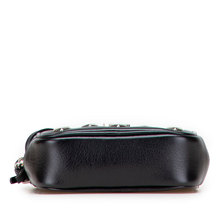 Saint Laurent Studded Cuir de veau Monogram Heart Blogger Sac porté croisé Noir – GABY PARIS Authentique