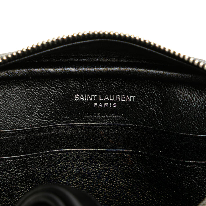 Saint Laurent Studded Cuir de veau Monogram Heart Blogger Sac porté croisé Noir – GABY PARIS Authentique