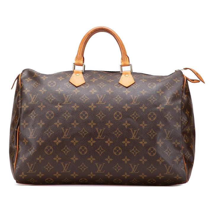 Louis Vuitton Monogram Speedy 40 Marron – GABY PARIS Authentique