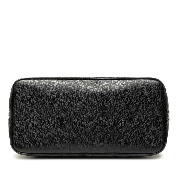 Medallion Cabas Cuir caviar Noir