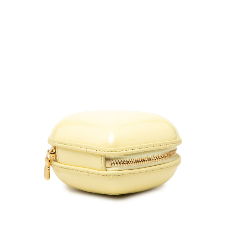Keep My Heart Chaîne Sac Cuir verni Monogram Jaune