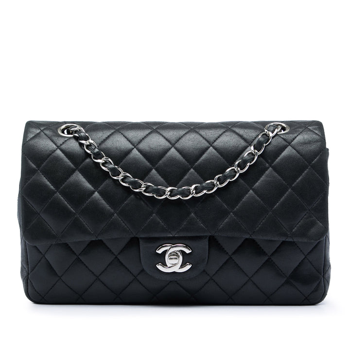 Chanel Medium Classic Cuir d’agneau Double rabat