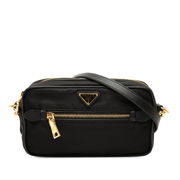 Prada Small Tessuto Front Pocket Sac caméra