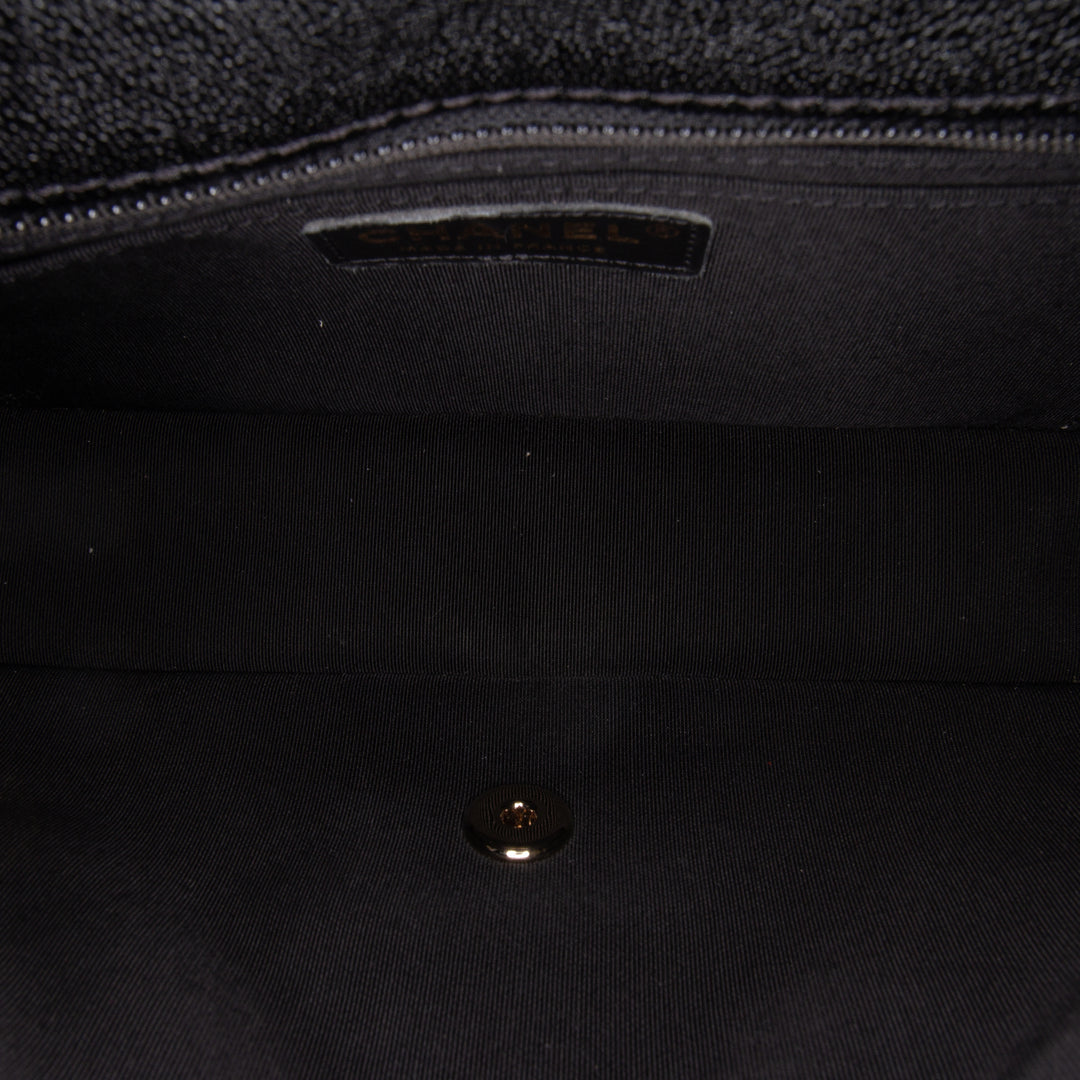 Chanel CC Bicolor Quilted Caviar Simple rabat Noir – GABY PARIS Authentique