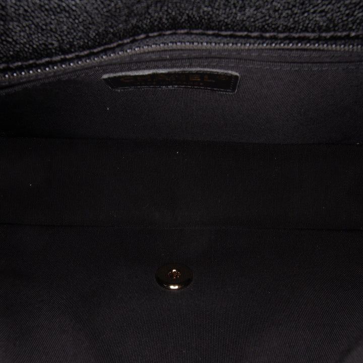 Chanel CC Bicolor Quilted Caviar Simple rabat Noir – GABY PARIS Authentique