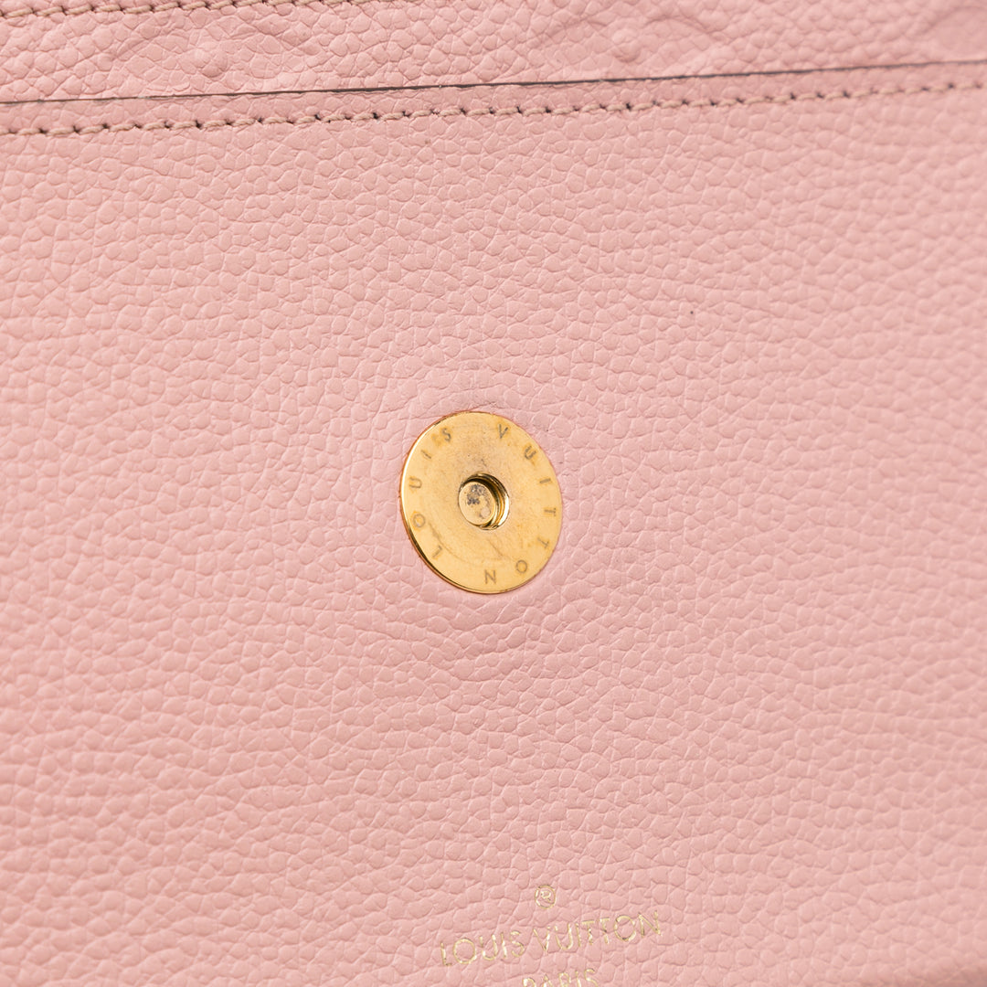 Monogram Empreinte Vavin Wallet on Chain Pink - Gaby Paris