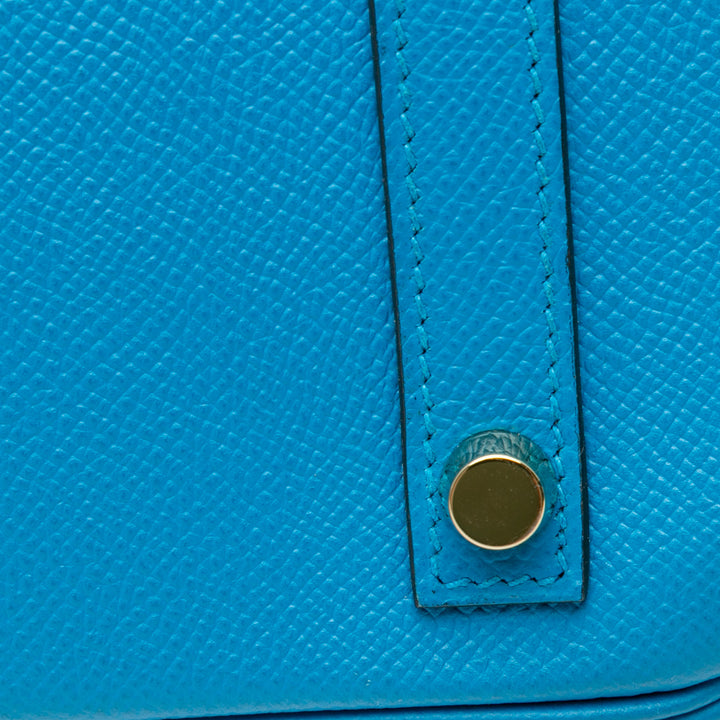 Epsom Birkin Retourne 30 Blue - Gaby Paris