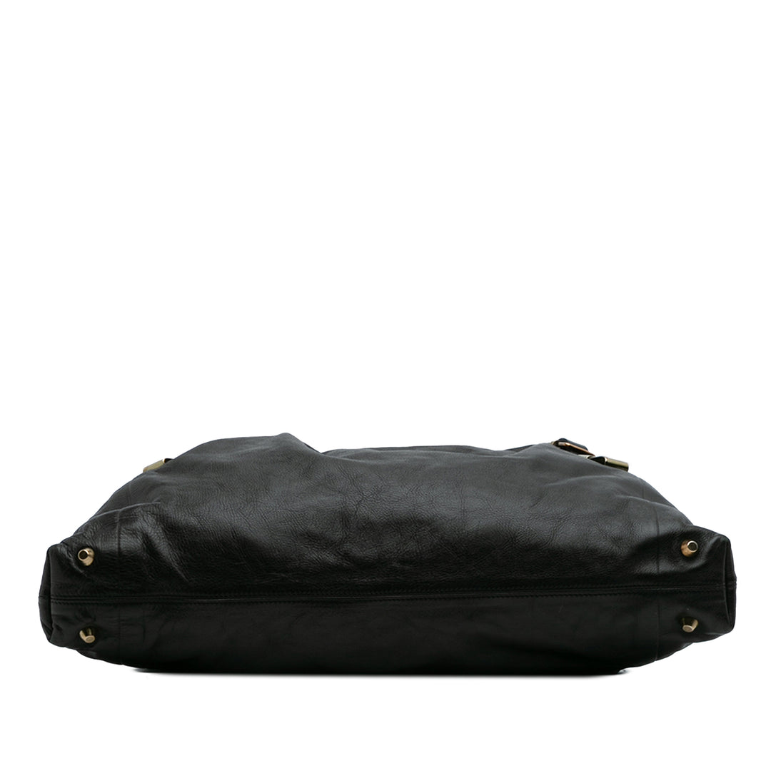 Chloé Large Cuir Victoria Cabas Noir