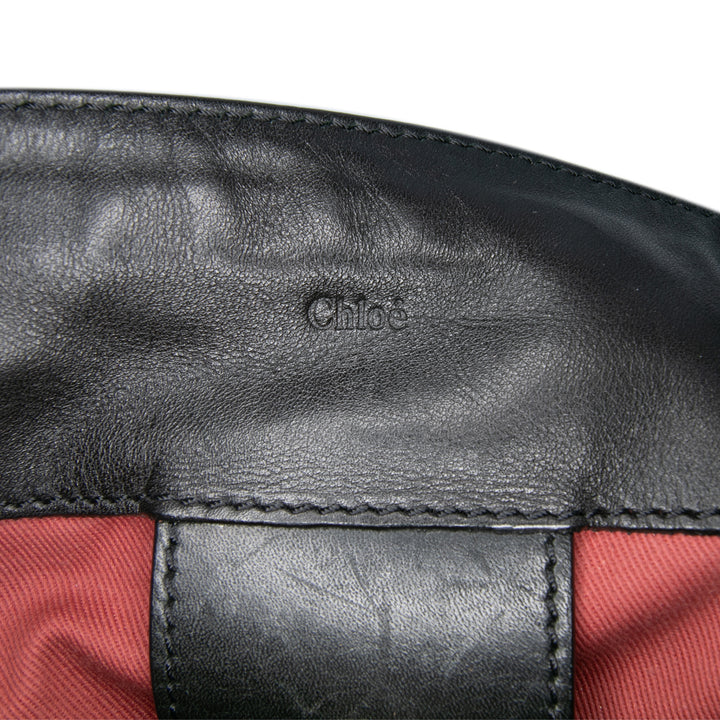 Chloé Large Cuir Victoria Cabas Noir