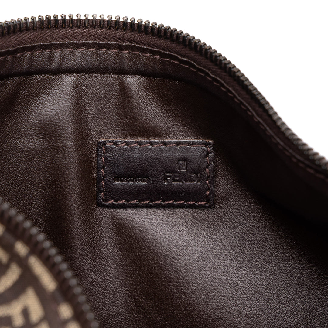 Fendi Sac à main Zucchino Marron – vue 5 – GABY PARIS