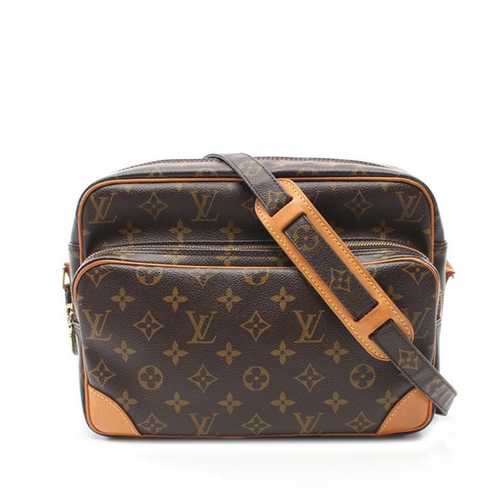 Monogram Nil Crossbody Bag Brown - Gaby Paris