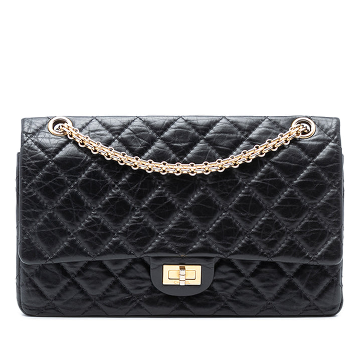 Chanel Reissue 2.55 vieilli Cuir de veau Double rabat 226