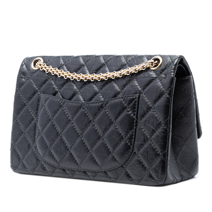 Chanel Reissue 2.55 vieilli Cuir de veau Double rabat 226