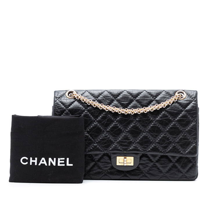 Chanel Reissue 2.55 vieilli Cuir de veau Double rabat 226