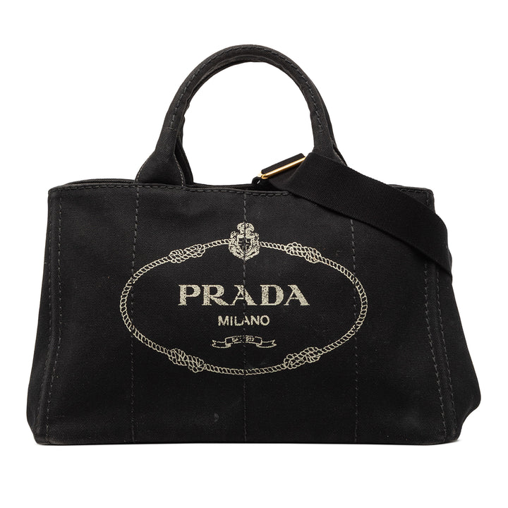 Prada Toile Canapa Logo Sac