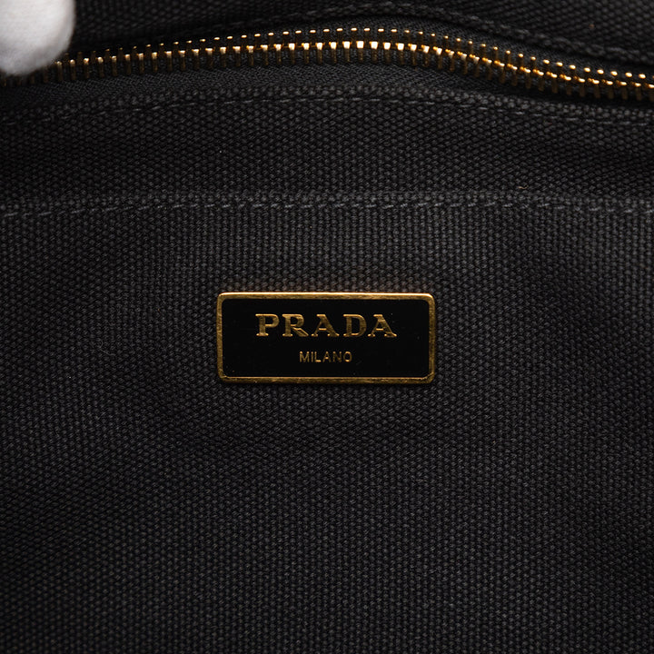 Prada Toile Canapa Logo Sac