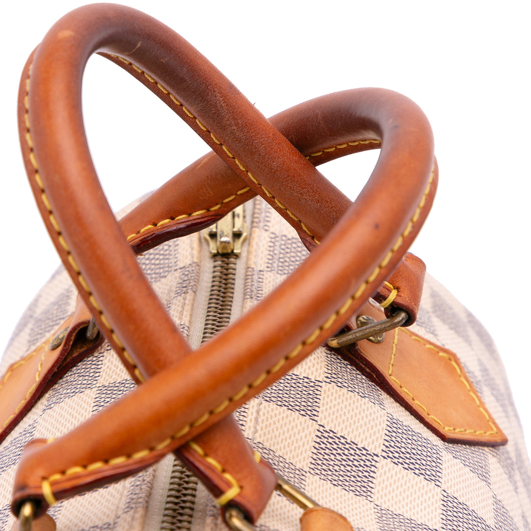 Damier Azur Speedy 25 White - Gaby Paris
