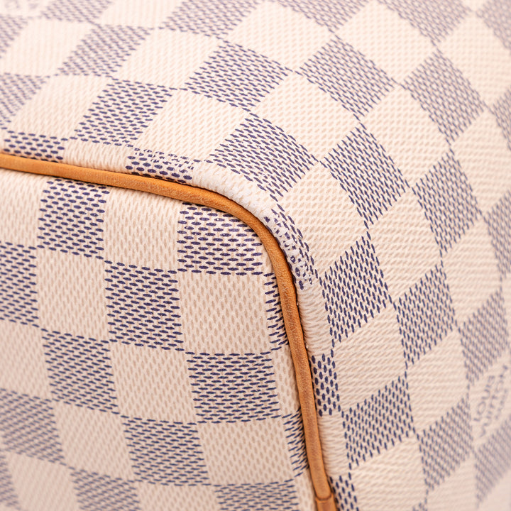 Damier Azur Speedy 25 White - Gaby Paris