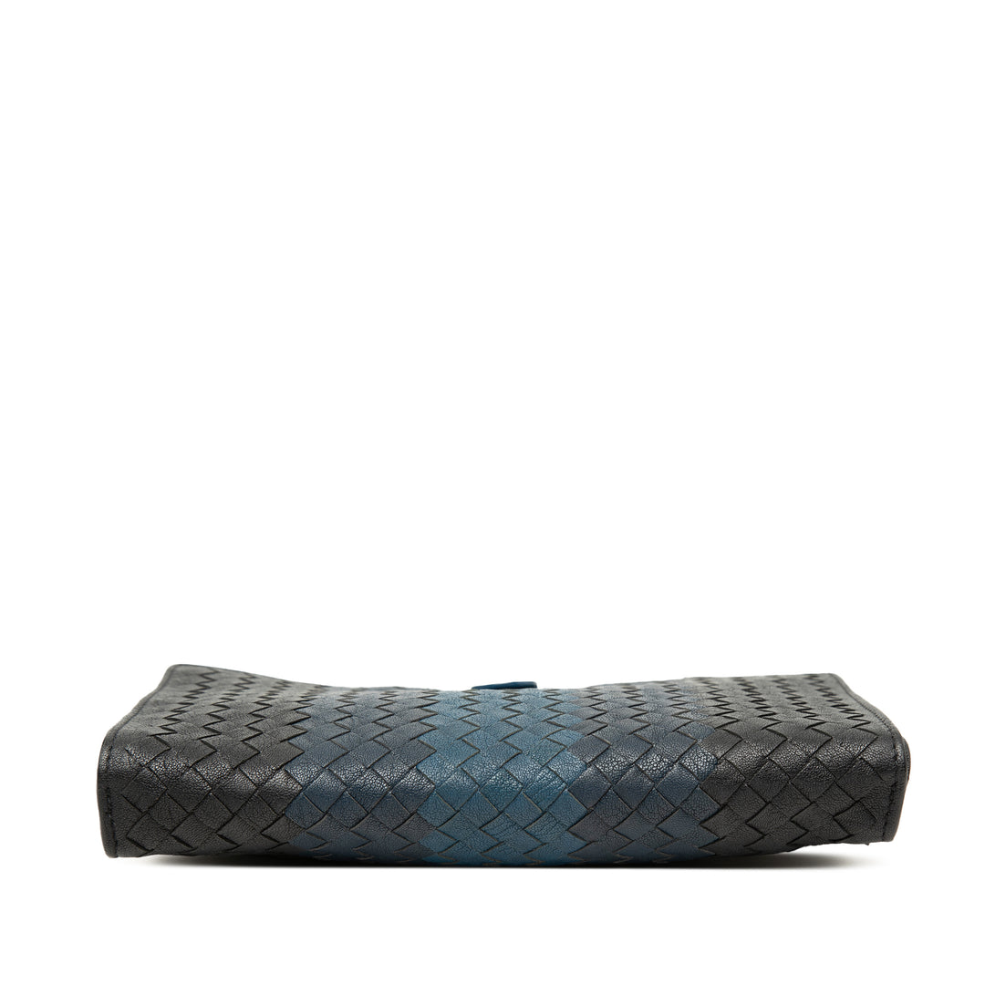 Tricolore Intrecciato Multifunction Pochette nappa Noir