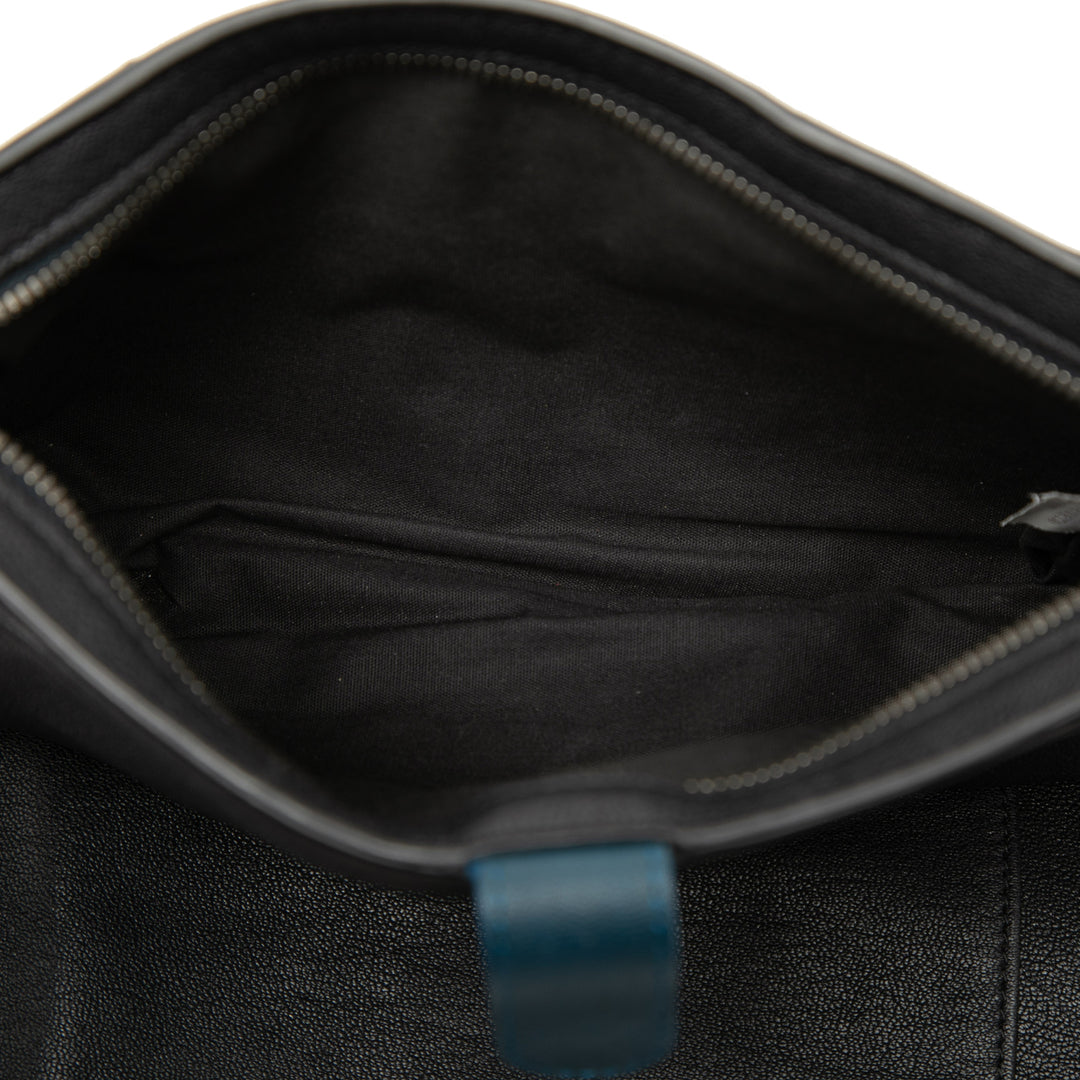 Tricolore Intrecciato Multifunction Pochette nappa Noir