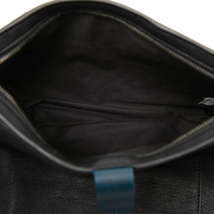 Tricolore Intrecciato Multifunction Pochette nappa Noir