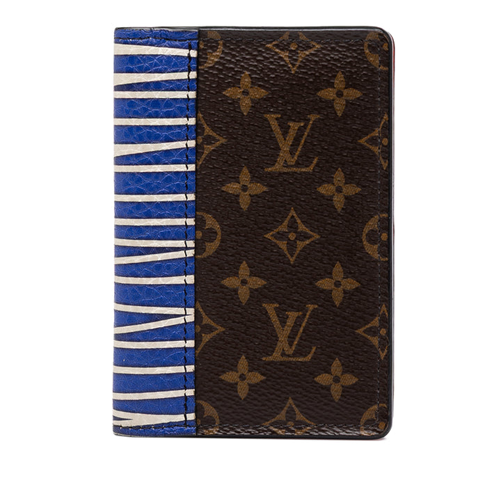 Louis Vuitton Porte-cartes Patchwork Poche Organizer Monogram Marron – vue principale – GABY PARIS