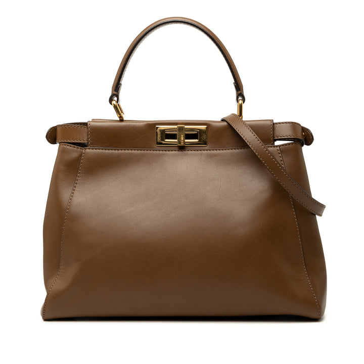 Fendi Medium Cuir Peekaboo Iconic Sac