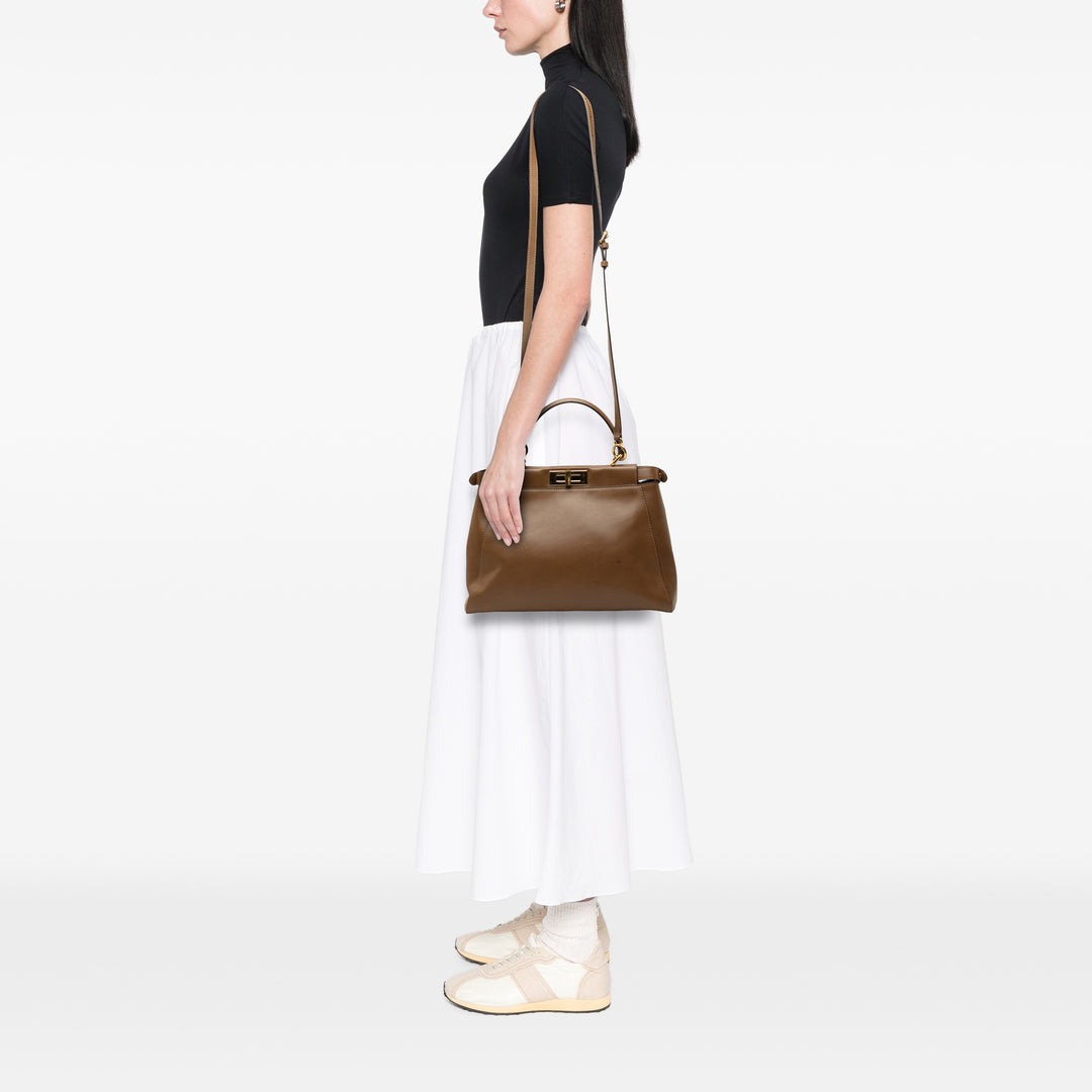 Fendi Medium Cuir Peekaboo Iconic Sac