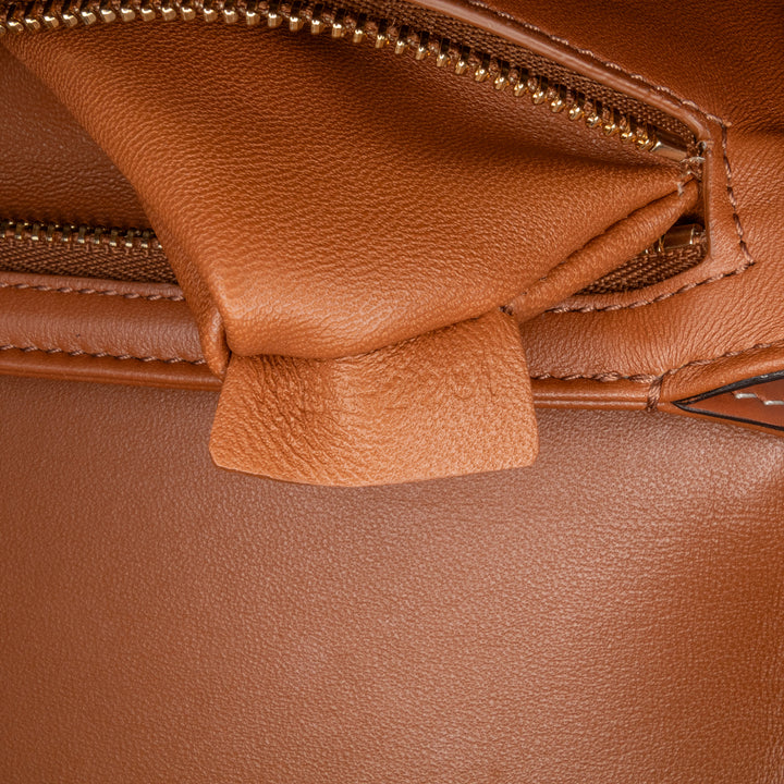 Teen Triomphe Coated Canvas Triomphe Crossbody Brown - Gaby Paris