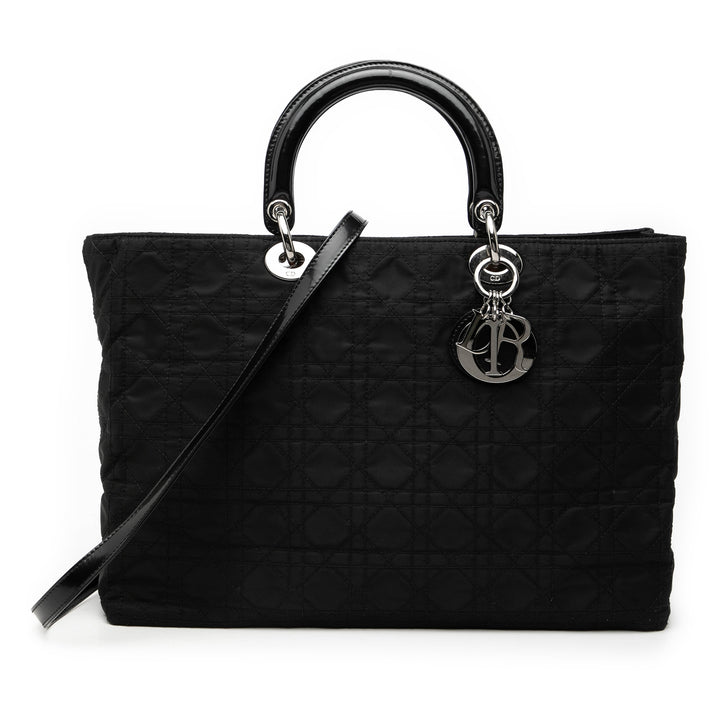 Dior Extra Large Nylon Cannage Lady Dior