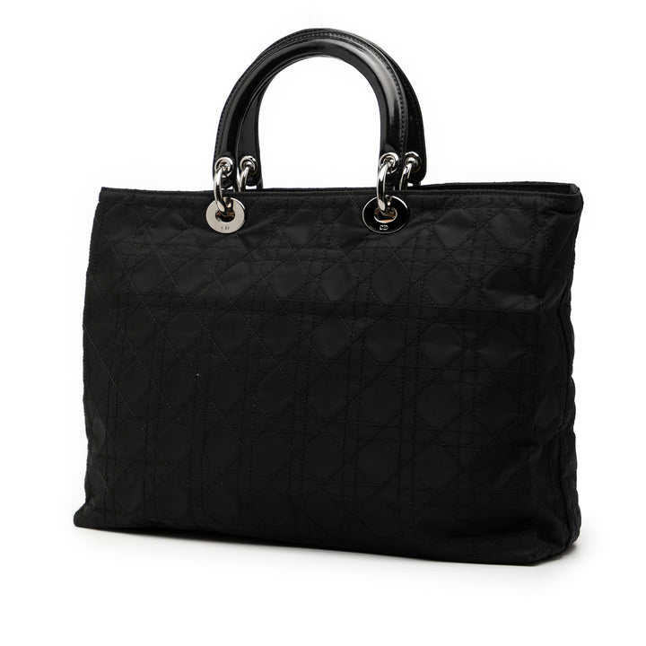 Dior Extra Large Nylon Cannage Lady Dior
