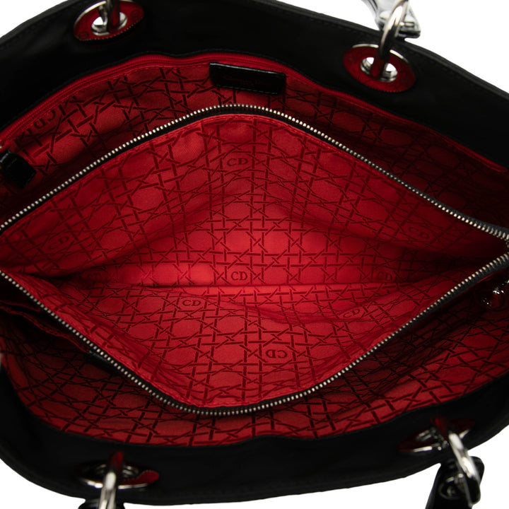Dior Extra Large Nylon Cannage Lady Dior
