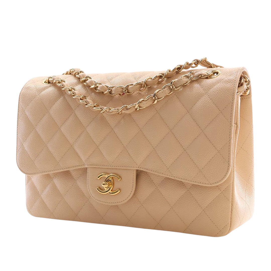 Chanel Jumbo Classic Caviar Double rabat