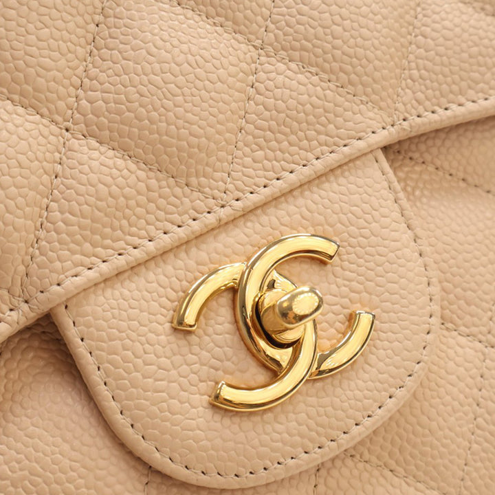 Chanel Jumbo Classic Caviar Double rabat