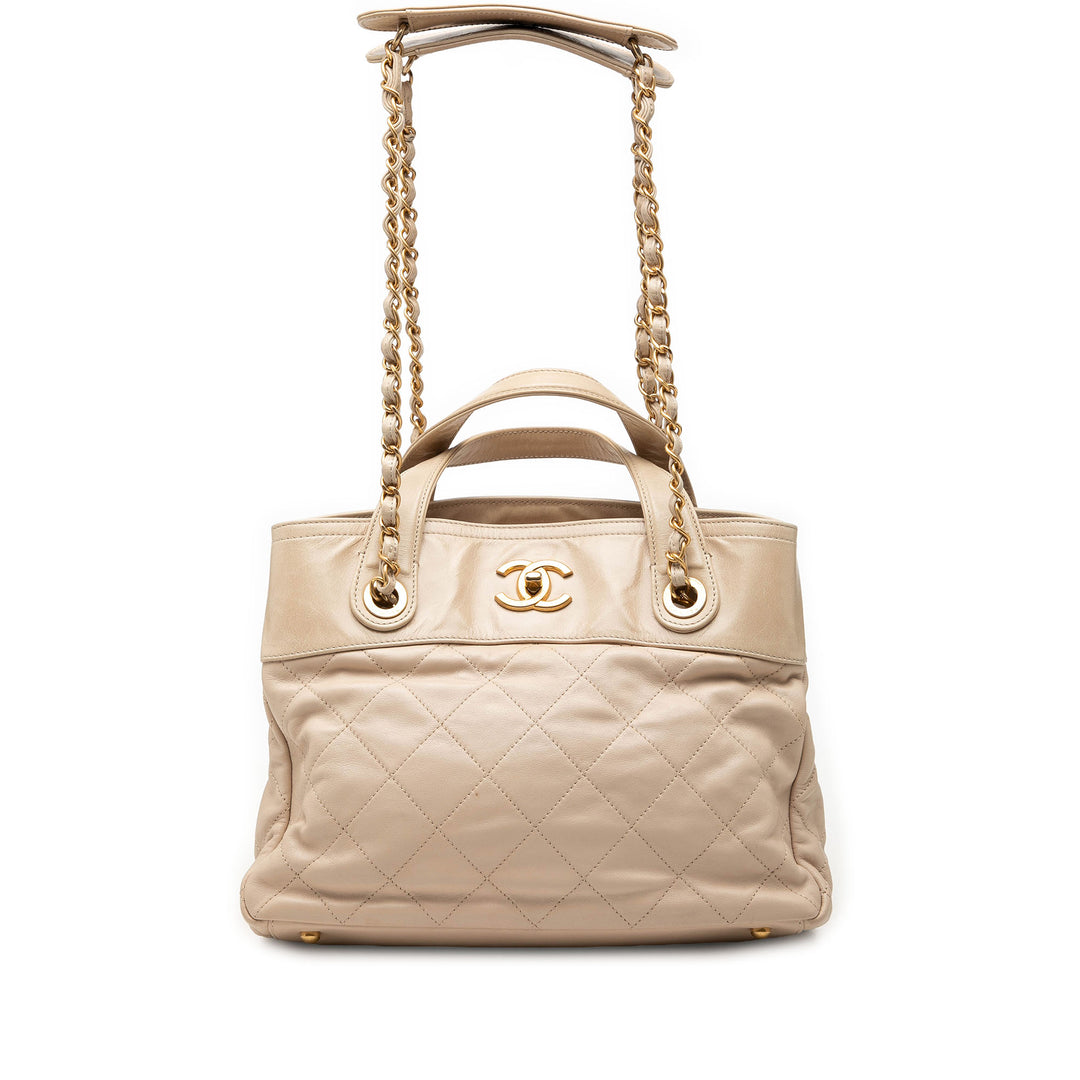 Chanel Small Matelassé Cuir de veau In The Mix Sac