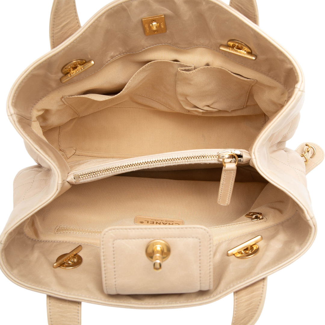 Chanel Small Matelassé Cuir de veau In The Mix Sac