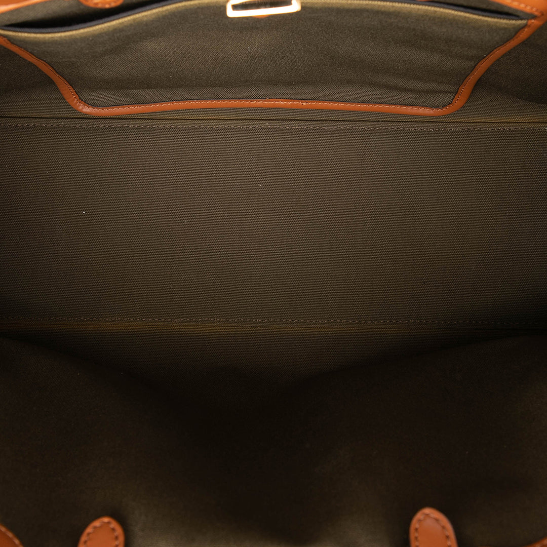 Fendi Zucca brodé Peekaboo X Cabas Vert – vue 4 – GABY PARIS
