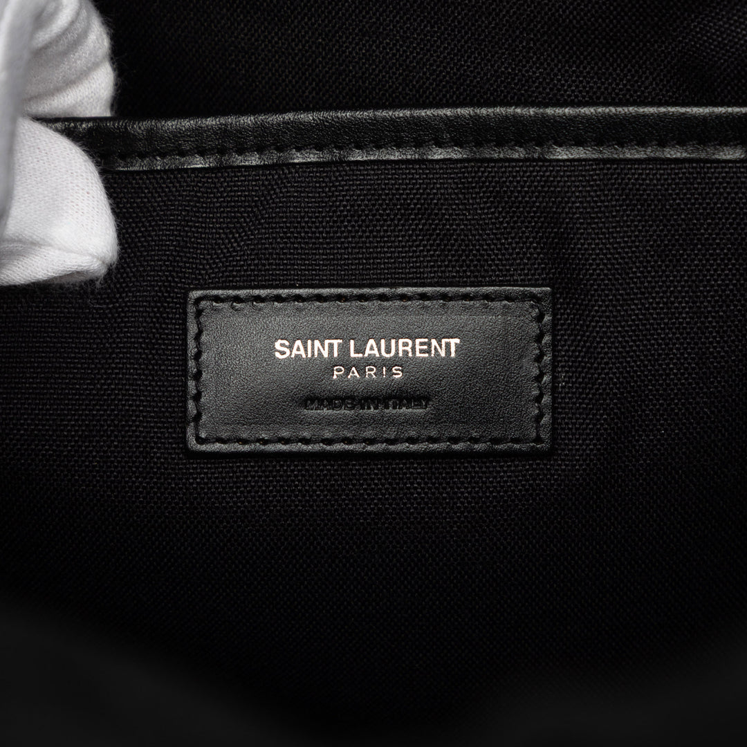 Saint Laurent Toile Utilitarian Hunting Sac à dos