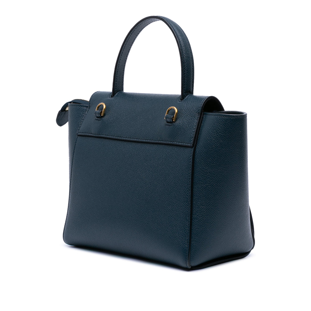 Celine Pico Grained Cuir de veau Belt Bag Bleu – GABY PARIS Authentique