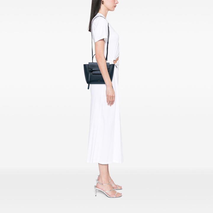 Celine Pico Grained Cuir de veau Belt Bag Bleu – GABY PARIS Authentique